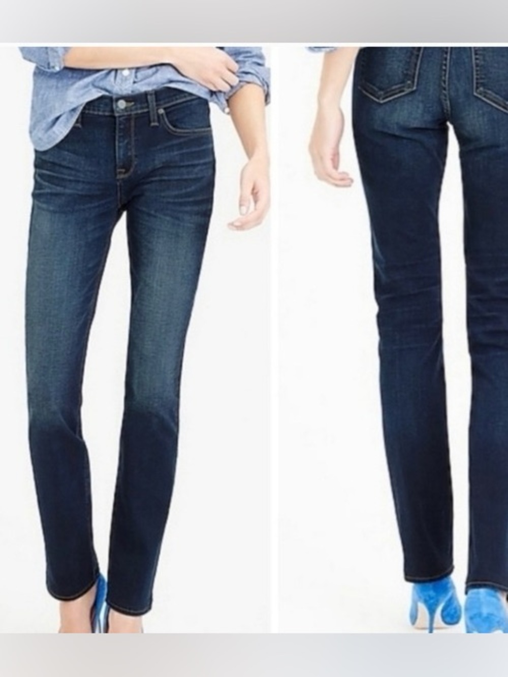 J. Crew Women's Dark Wash Matchstick Jeans